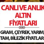 ALTIN FİYATLARI SON DURUM 19 AĞUSTOS SALI CANLI: Güçlü alım desteği buldu…Gram altın ve çeyrek altın ne kadar?