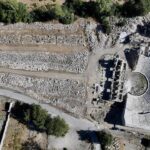 Tlos Antik Kenti’nde stadyum ile çevresindeki dükkanlar restore ediliyor