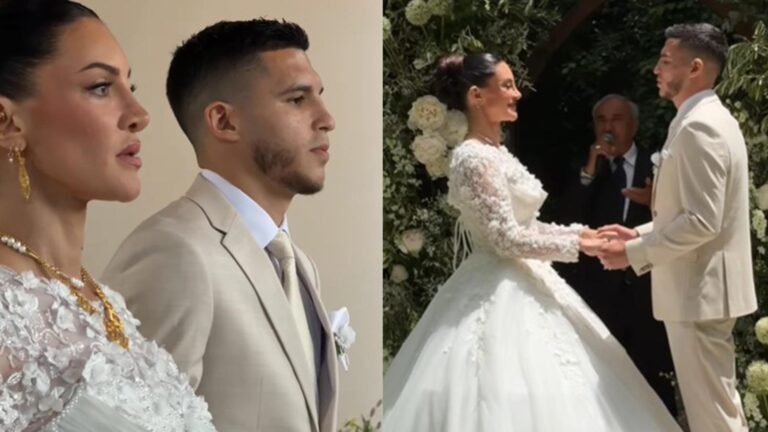 Drake’in eski sevgilisi Sophie Brussaux Türk sporcu Efe Çalışkan ile evlendi!